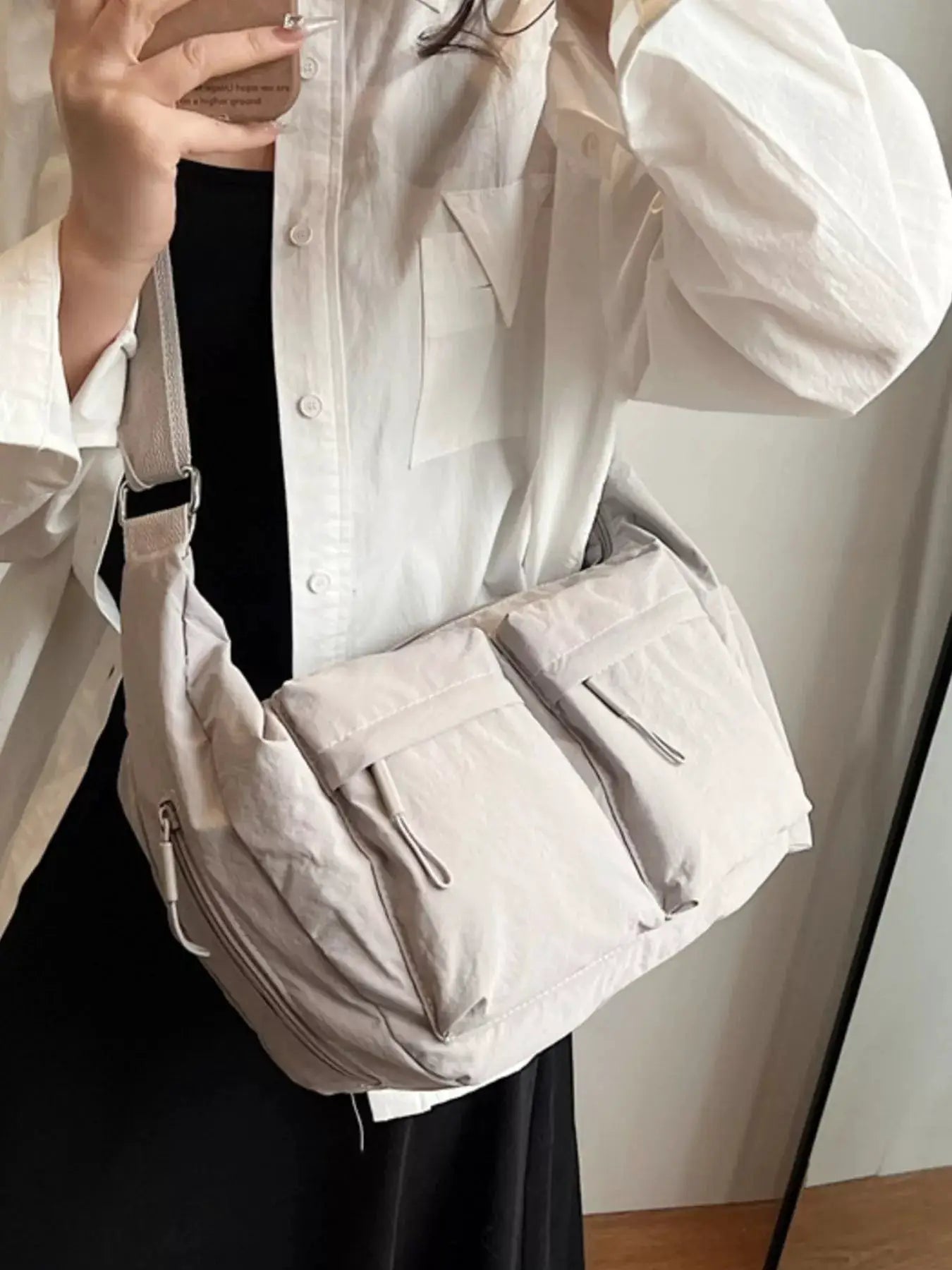Casual Lightweight Crossbody Bag by Trendsi