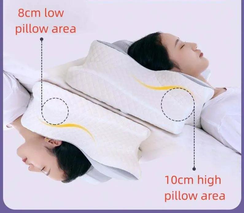 Ergonomic Cervical Pillow For Sleeping Orthopedic Support Pillows Odorless Contour Neck Pain Memory Foam Pillow by eprolo