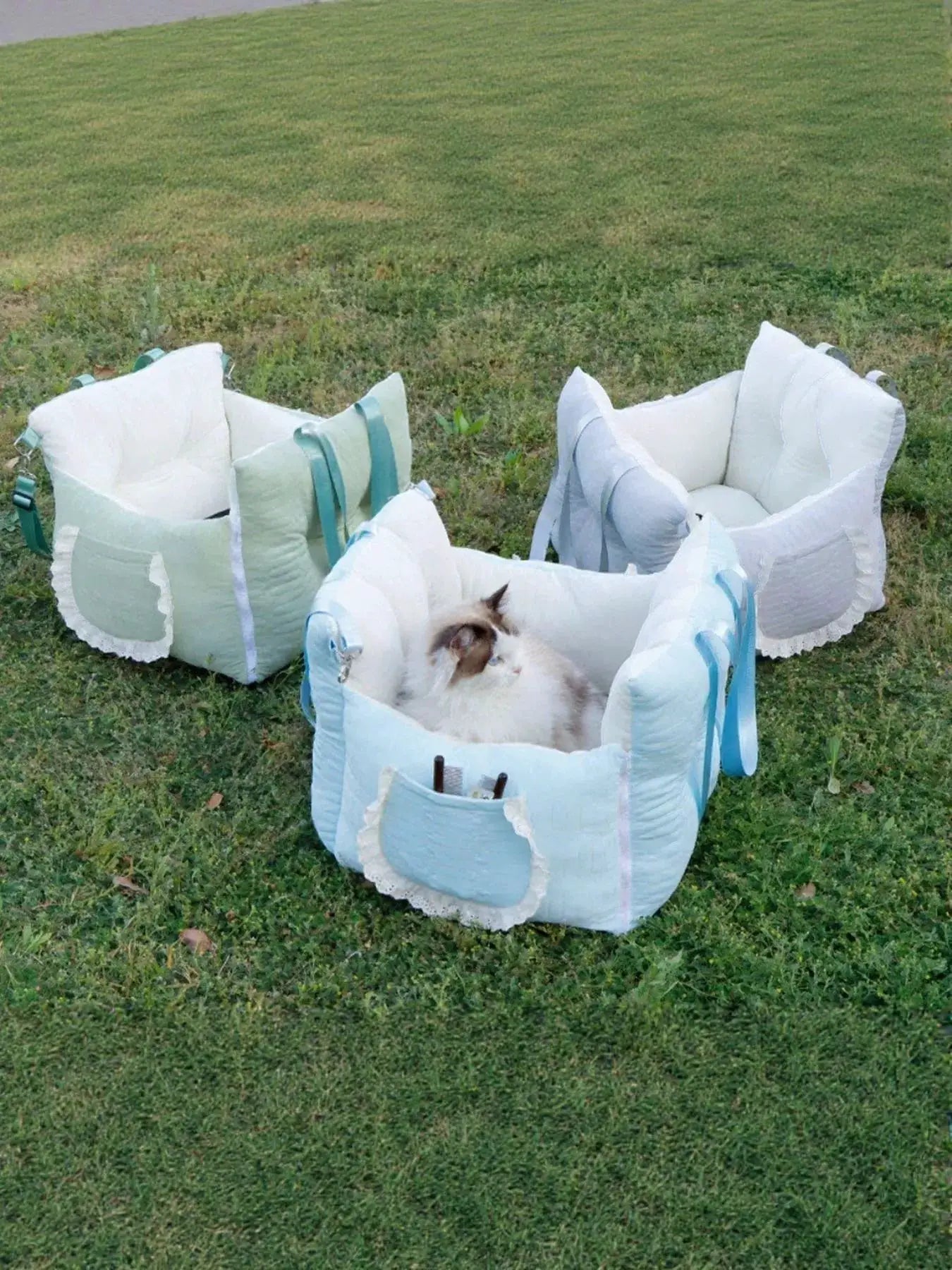 Comfortable & Secure Pet Car Seat Carrier by Trendsi