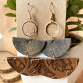 PU Semicircle Drop Earrings by Trendsi