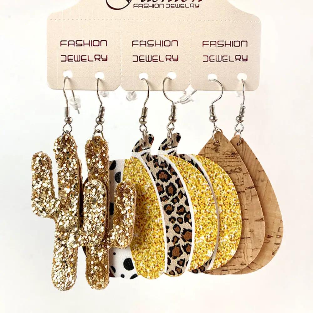 PU Earrings Set by Trendsi
