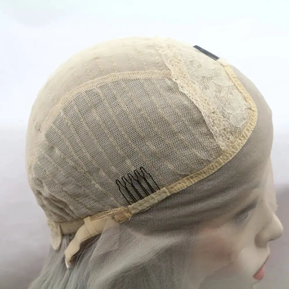 13*3" Lace Front Wigs Synthetic Mid-length Straight 12" 130% Density by Trendsi