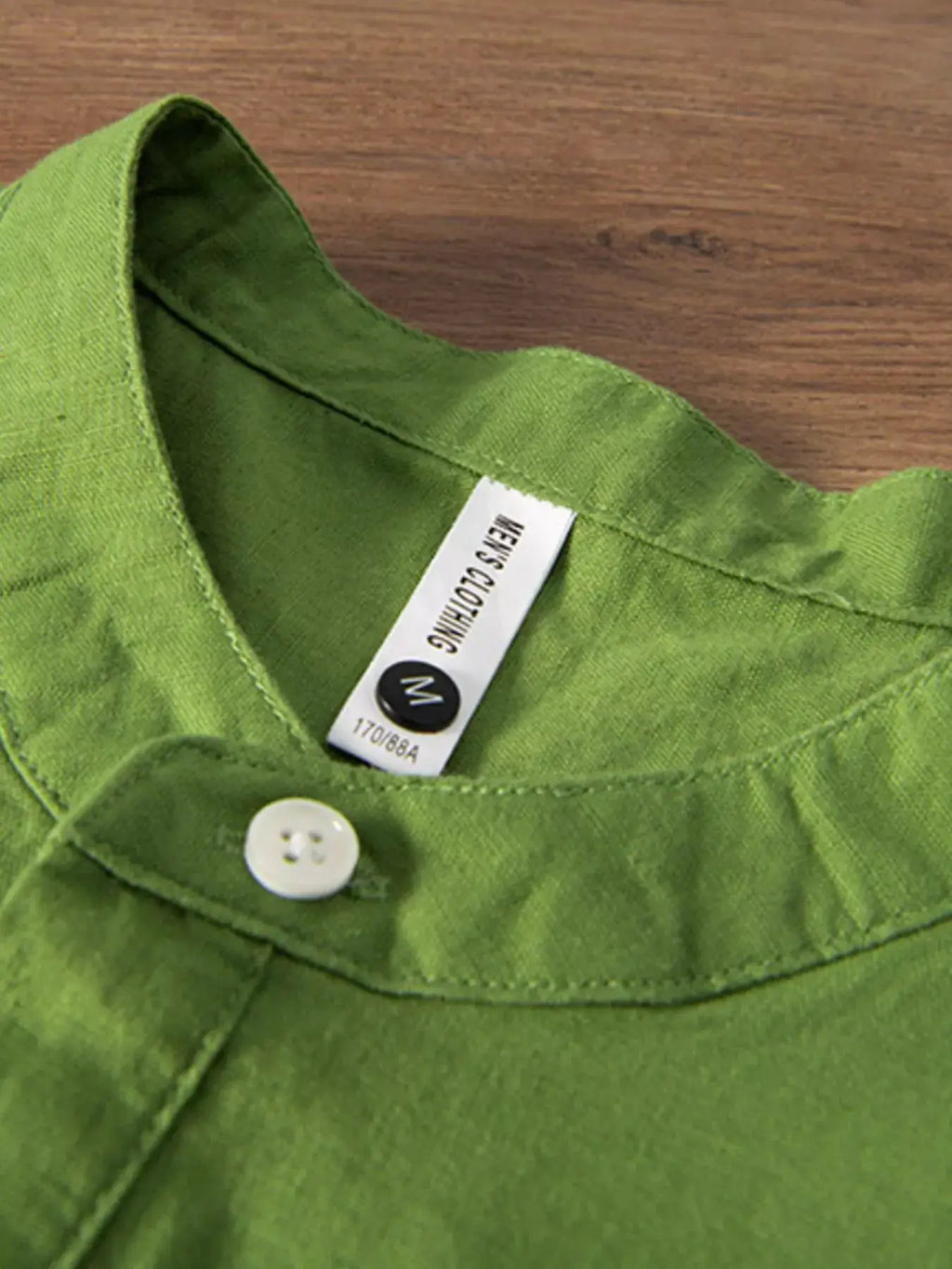 Men's Plus Size Button Detail Short Sleeve Blouse by Trendsi