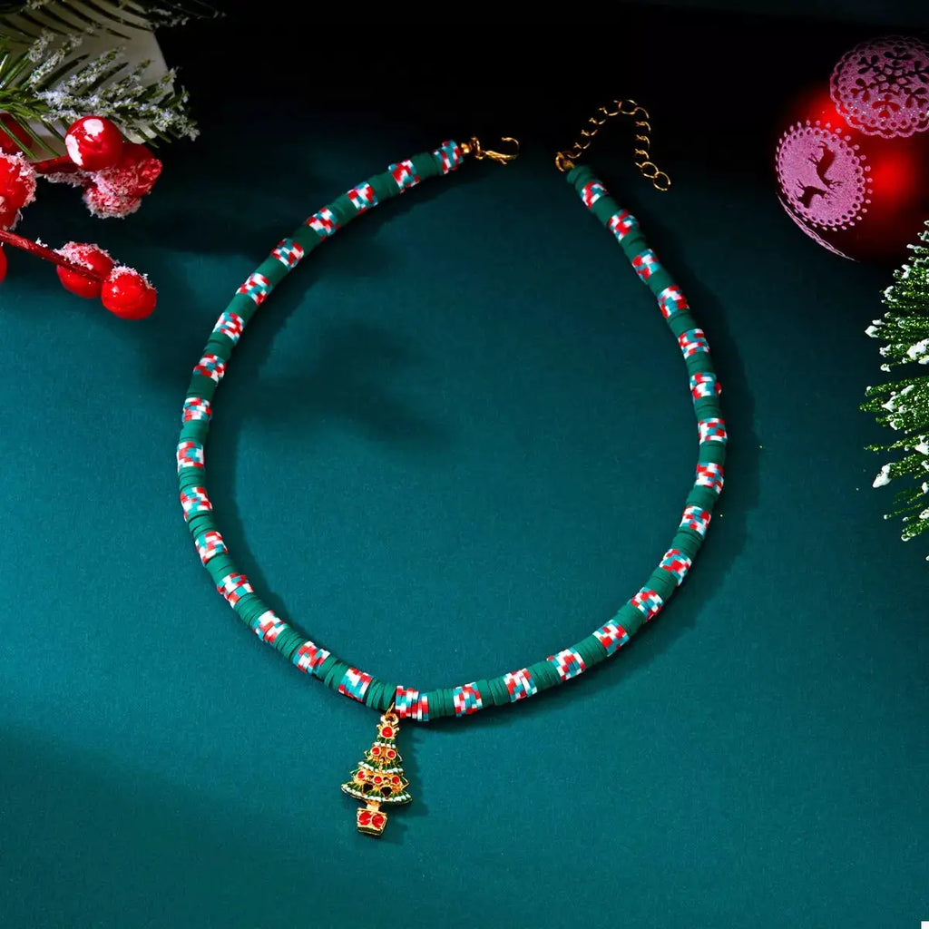 Christmas Pendant Necklace by Trendsi