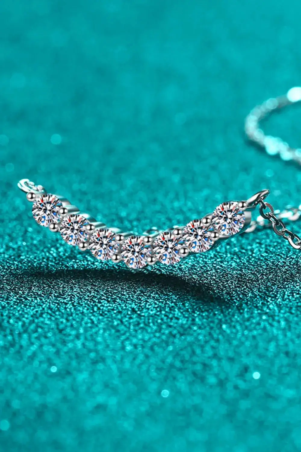1.4 Carat Moissanite 925 Sterling Silver Necklace by Trendsi