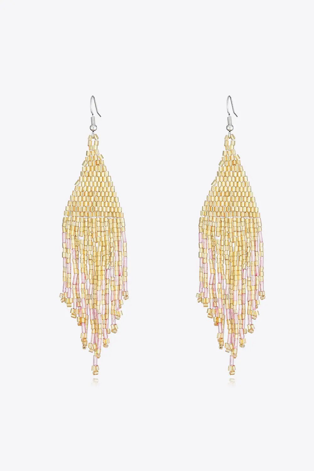 Beaded Dangle Earrings by Trendsi