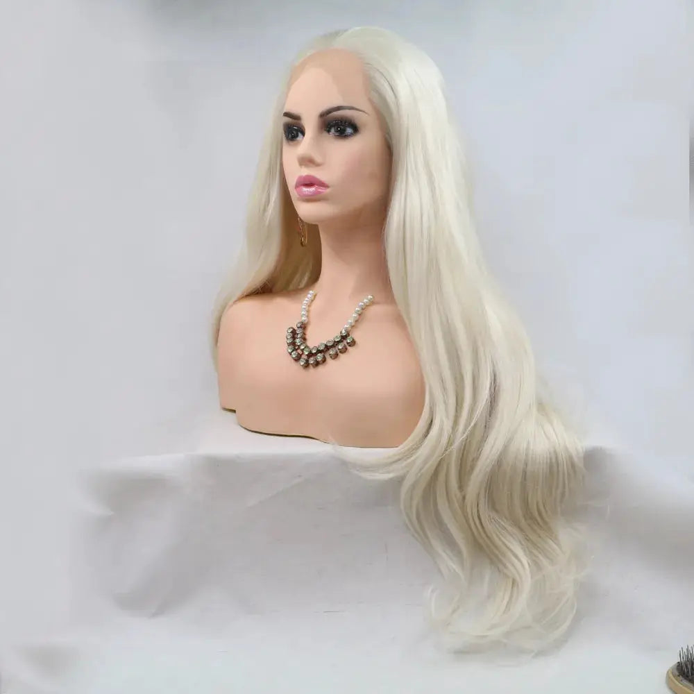 13*3" Lace Front Wigs Synthetic Long Wavy 24" 130% Density by Trendsi