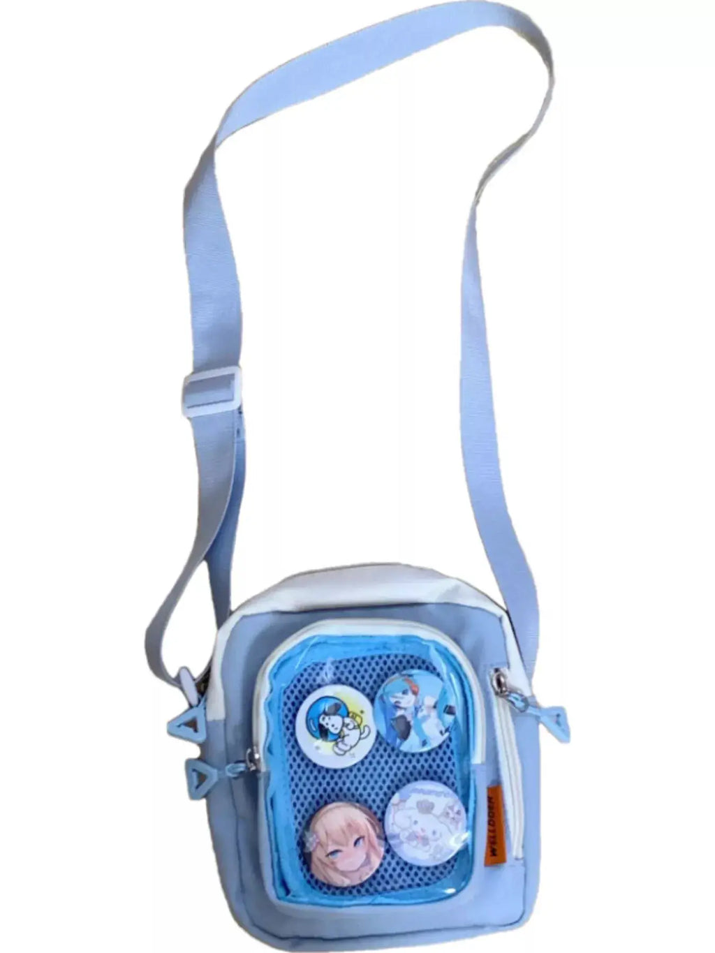 Badge Display Crossbody Bag by Trendsi