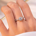 2 Carat Moissanite 925 Sterling Silver Ring by Trendsi