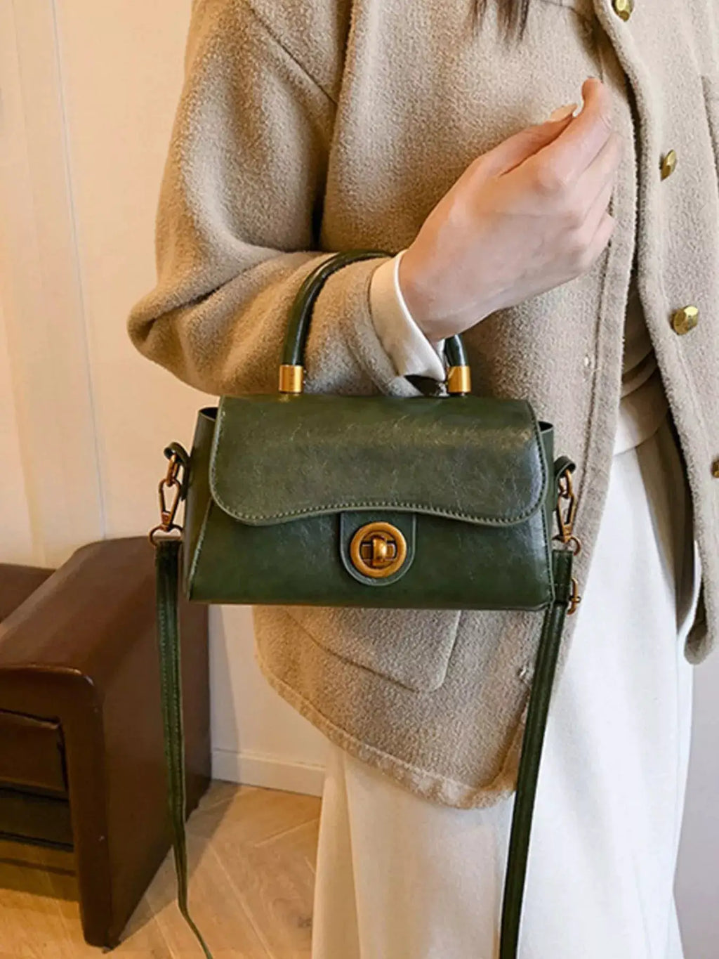 Top Handle Crossbody Bag by Trendsi