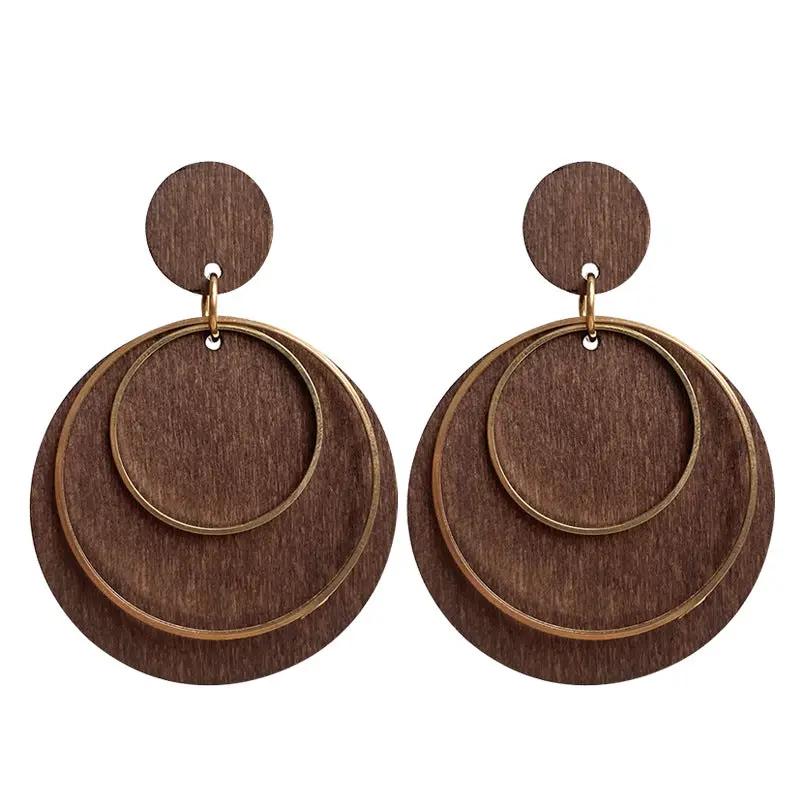 Geometric Drop Earrings by Trendsi