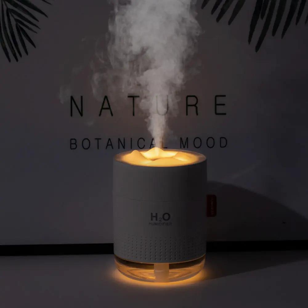 New creative USB desktop night light snow mountain humidifier household appliances life mini spray humidification by eprolo