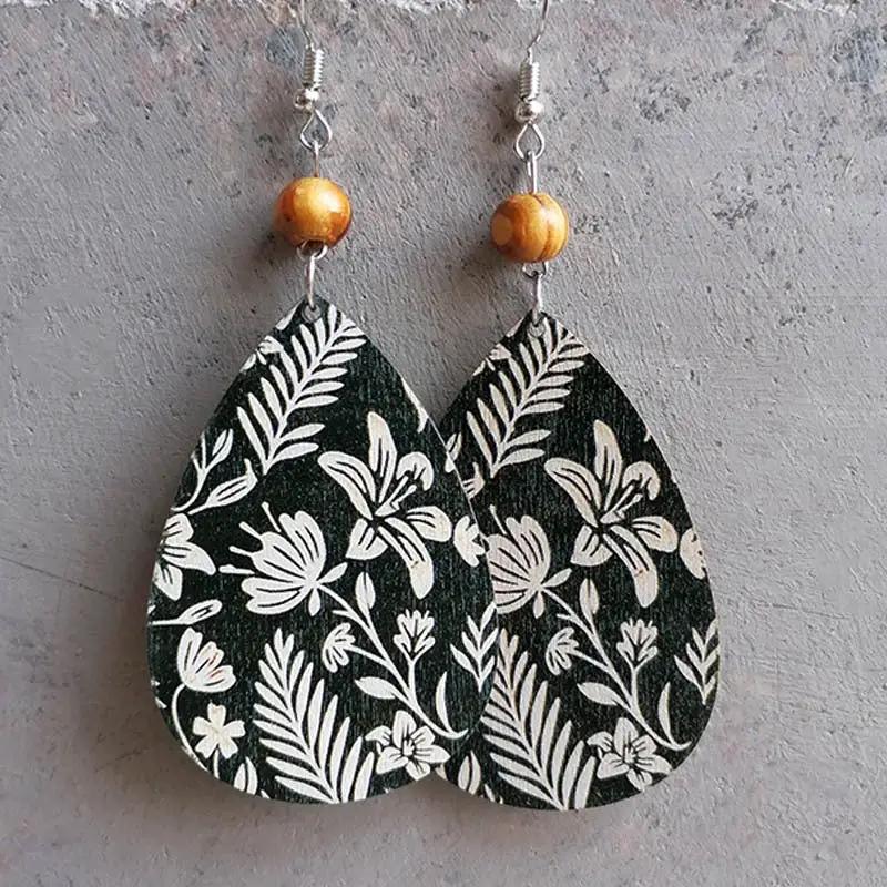 Teardrop Drop Earrings by Trendsi