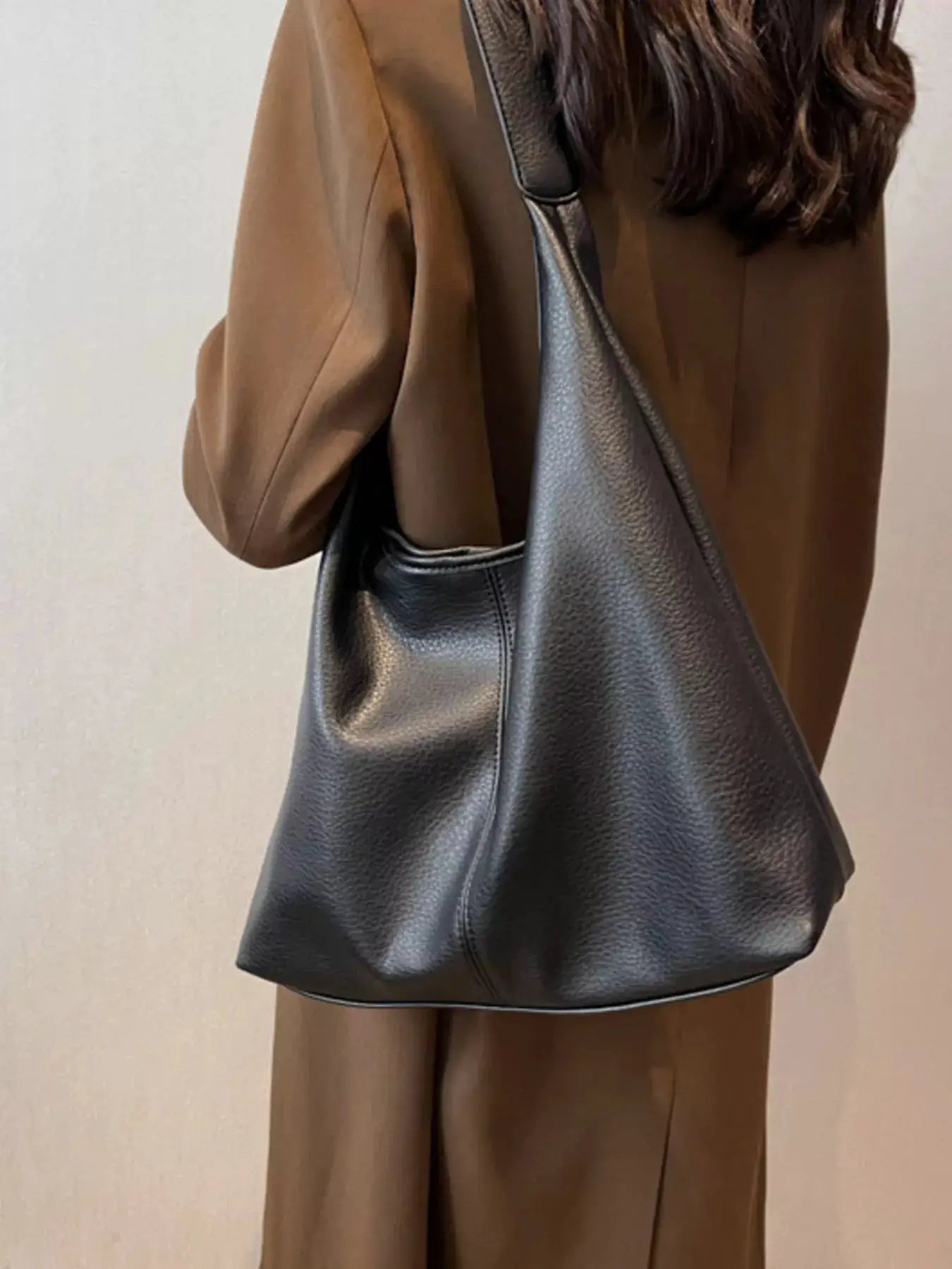 PU Leather Shoulder Bag by Trendsi