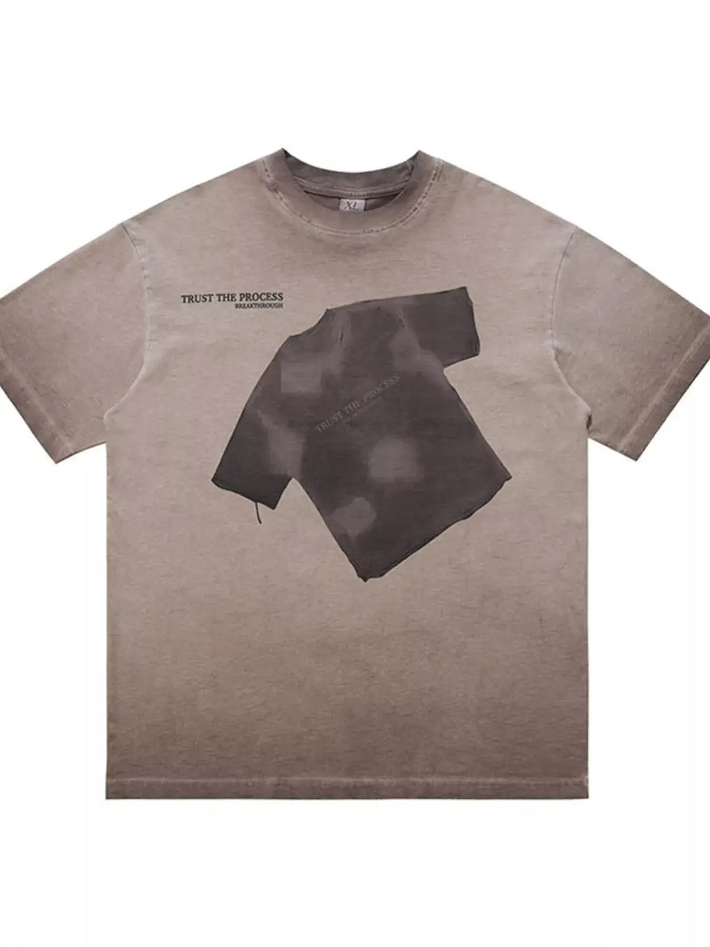 Men's Graphic Washed Round Neck T-Shirt by Trendsi