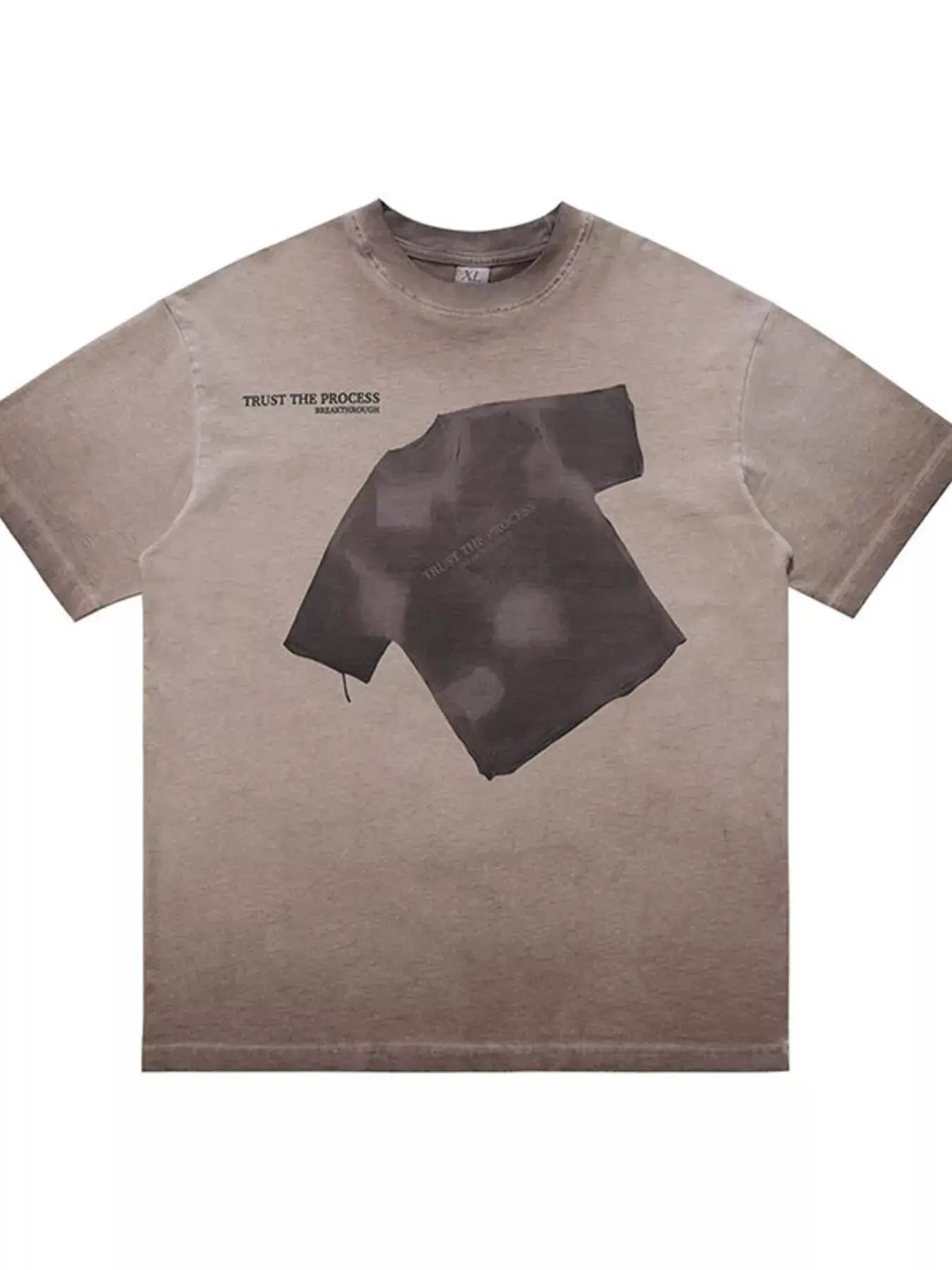 Men's Graphic Washed Round Neck T-Shirt by Trendsi