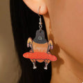 Thanksgiving Turkey Dangle Earrings by Trendsi