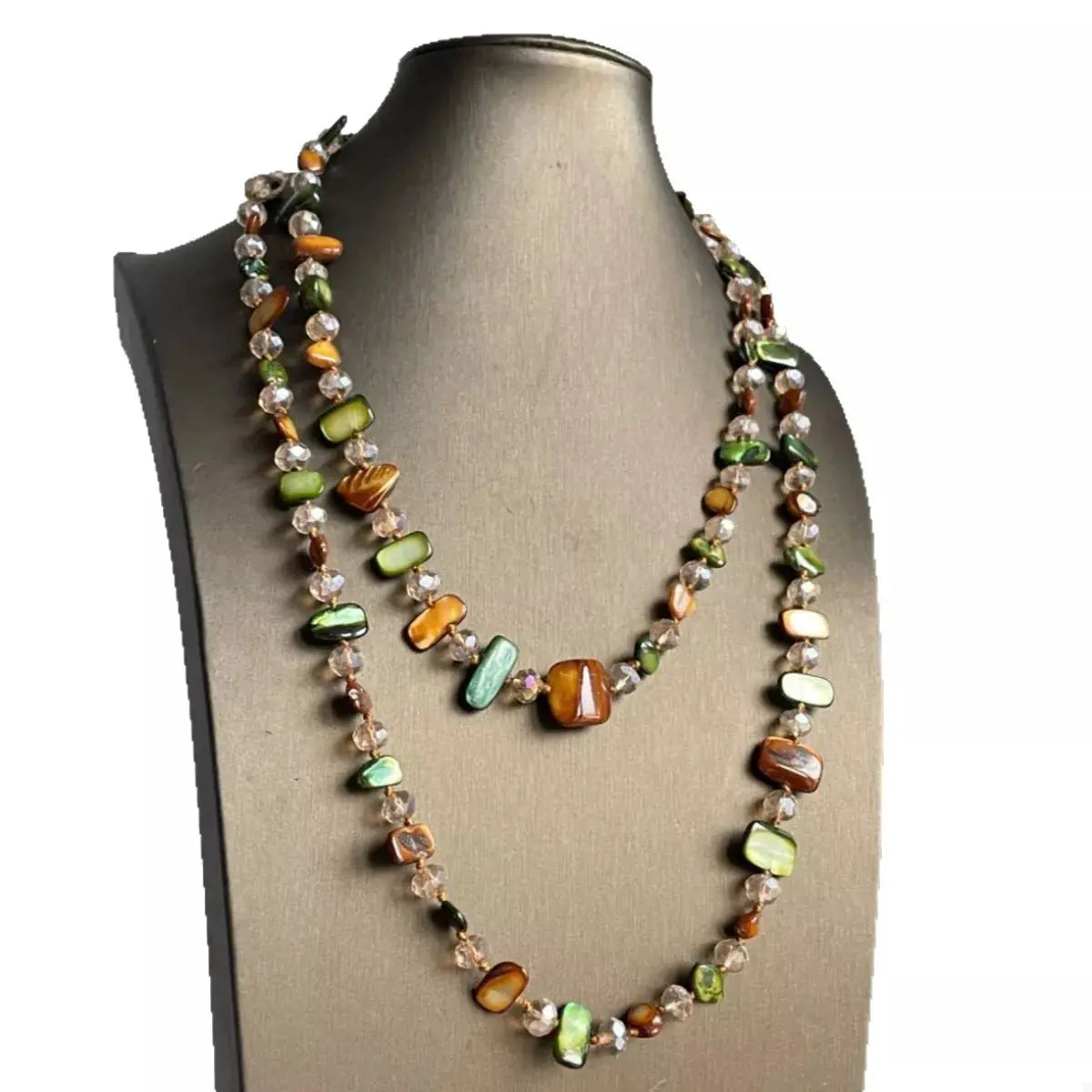 Multi-Color Beaded Necklace by Trendsi