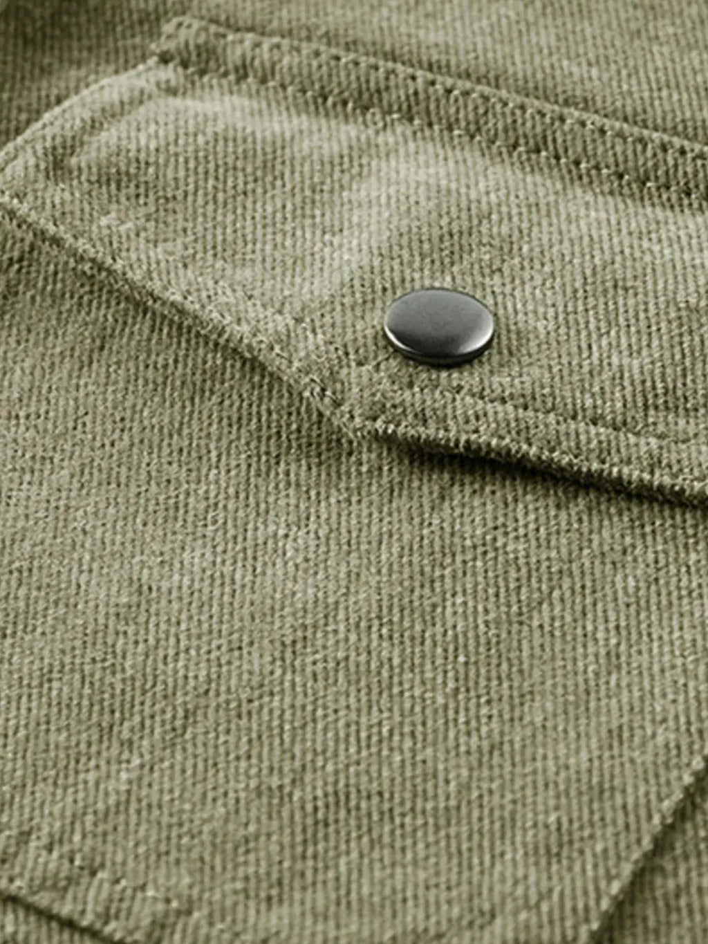 Men's Plus Size Dual Chest Pockets Shacket by Trendsi