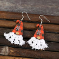 Xylem Pointed Hat Tassel Earrings by Trendsi