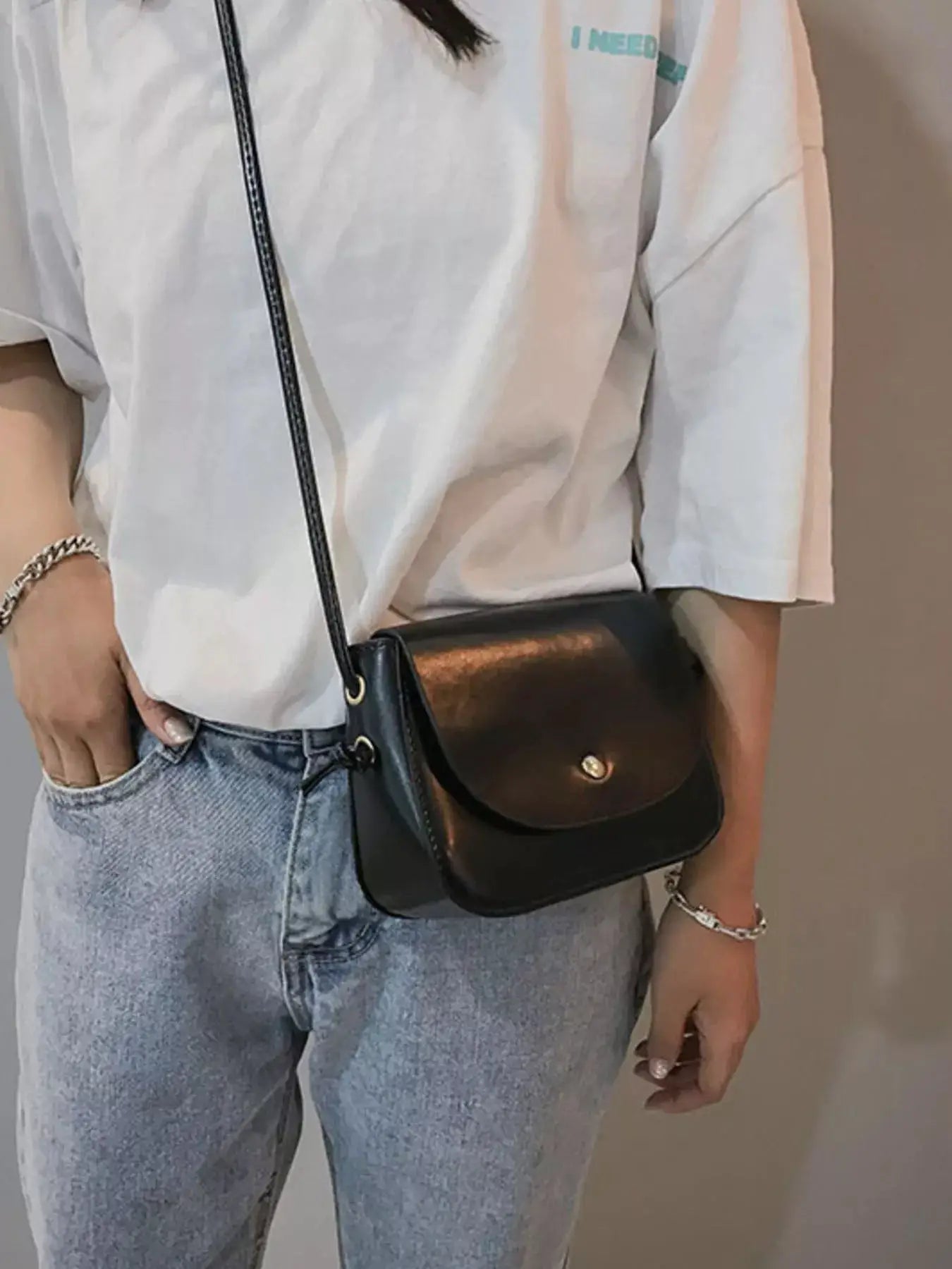 PU Leather Crossbody Bag by Trendsi