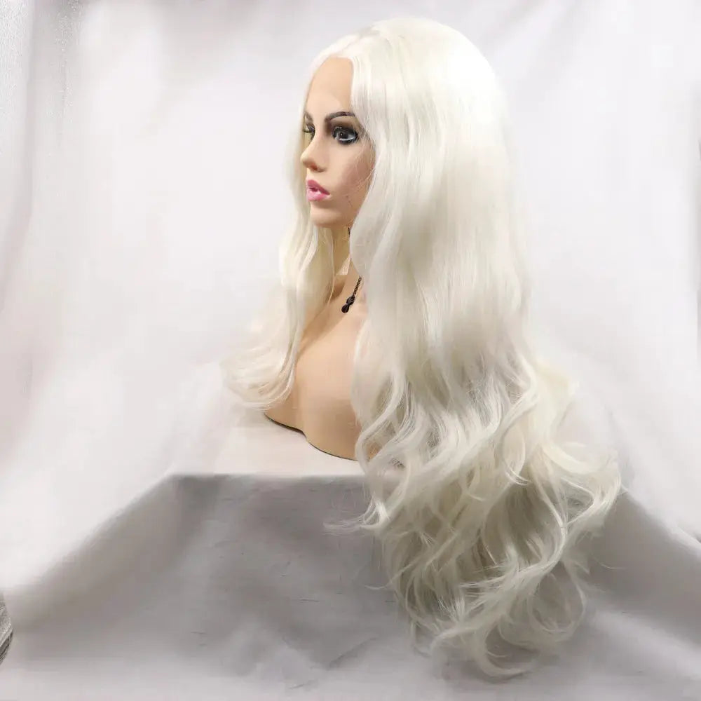 13*3" Lace Front Wigs Synthetic Long Wavy 24" 130% Density by Trendsi