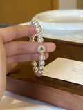 Pearl Flower Bracelet by Trendsi