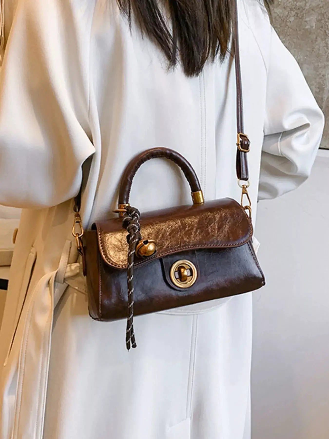 Top Handle Crossbody Bag by Trendsi