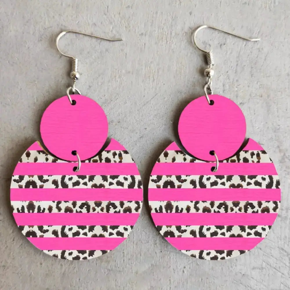 Xylem Leopard Dangle Earrings by Trendsi