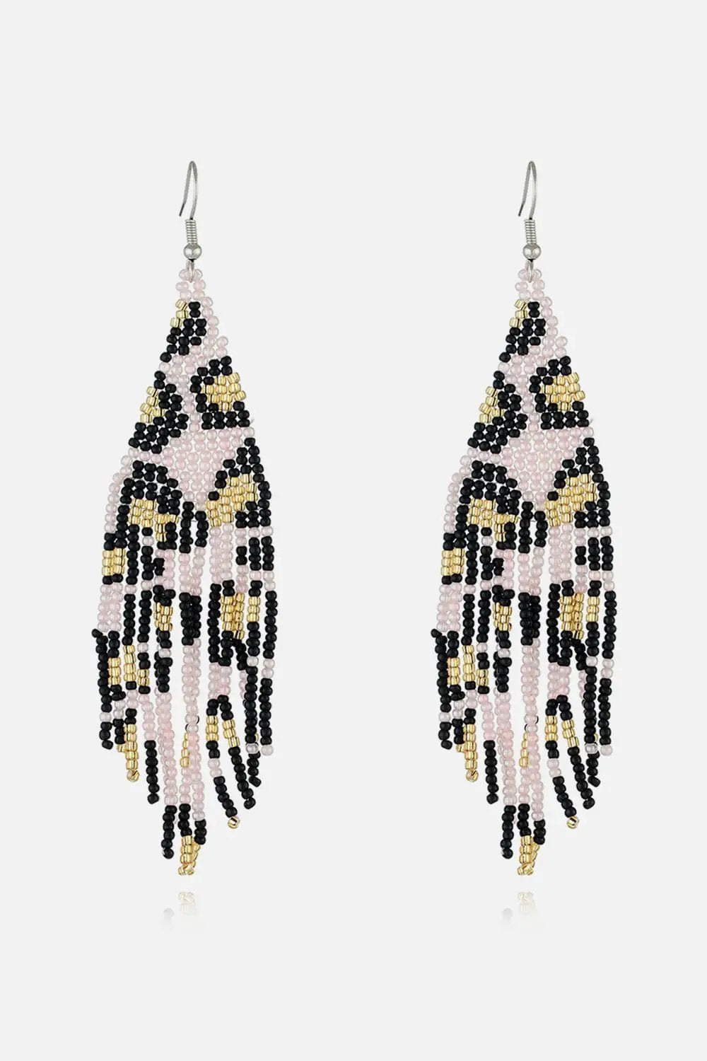 Beaded Dangle Earrings by Trendsi