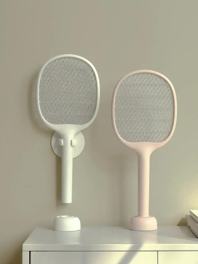 New Household Appliances Mosquito Killer Two-In-One Rechargeable USB Mosquito Killer Lamp Fly Swatter Purple Light Trap by eprolo
