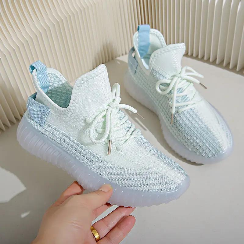 Coconut shoes for both men and women, summer breathable fly woven shoe covers, casual sports shoes, couple's mesh shoes by eprolo