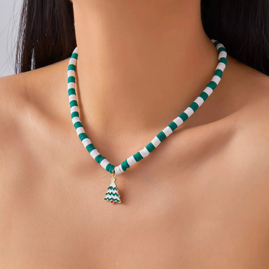 Christmas Pendant Necklace by Trendsi