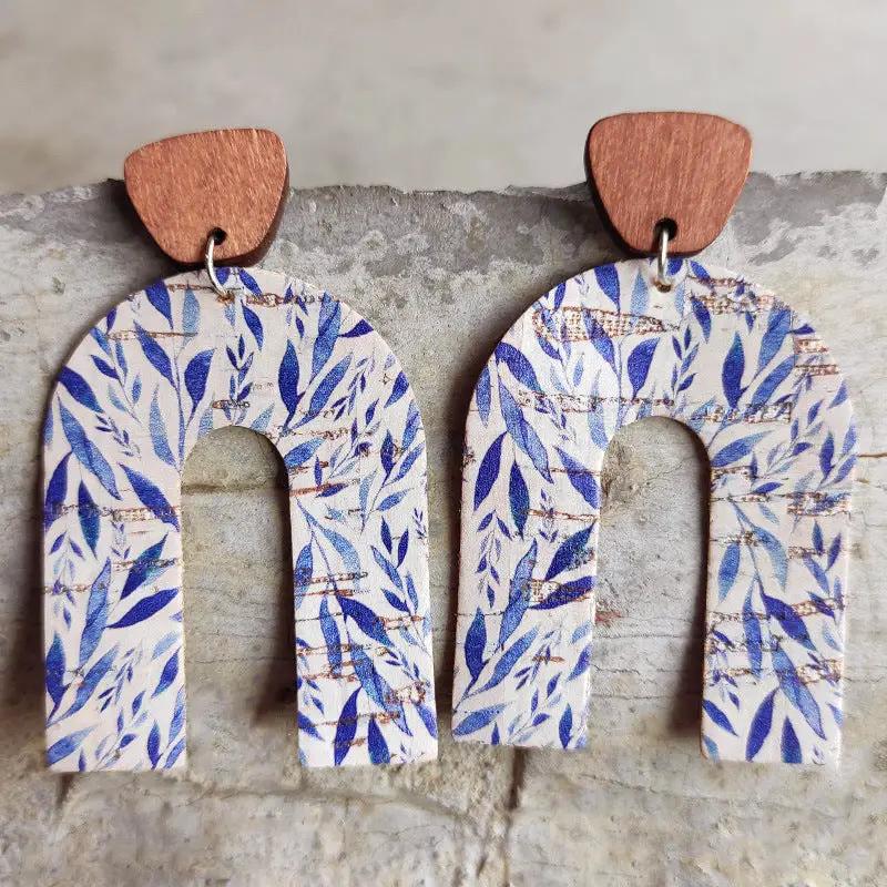 Rainbow Drop Earrings by Trendsi