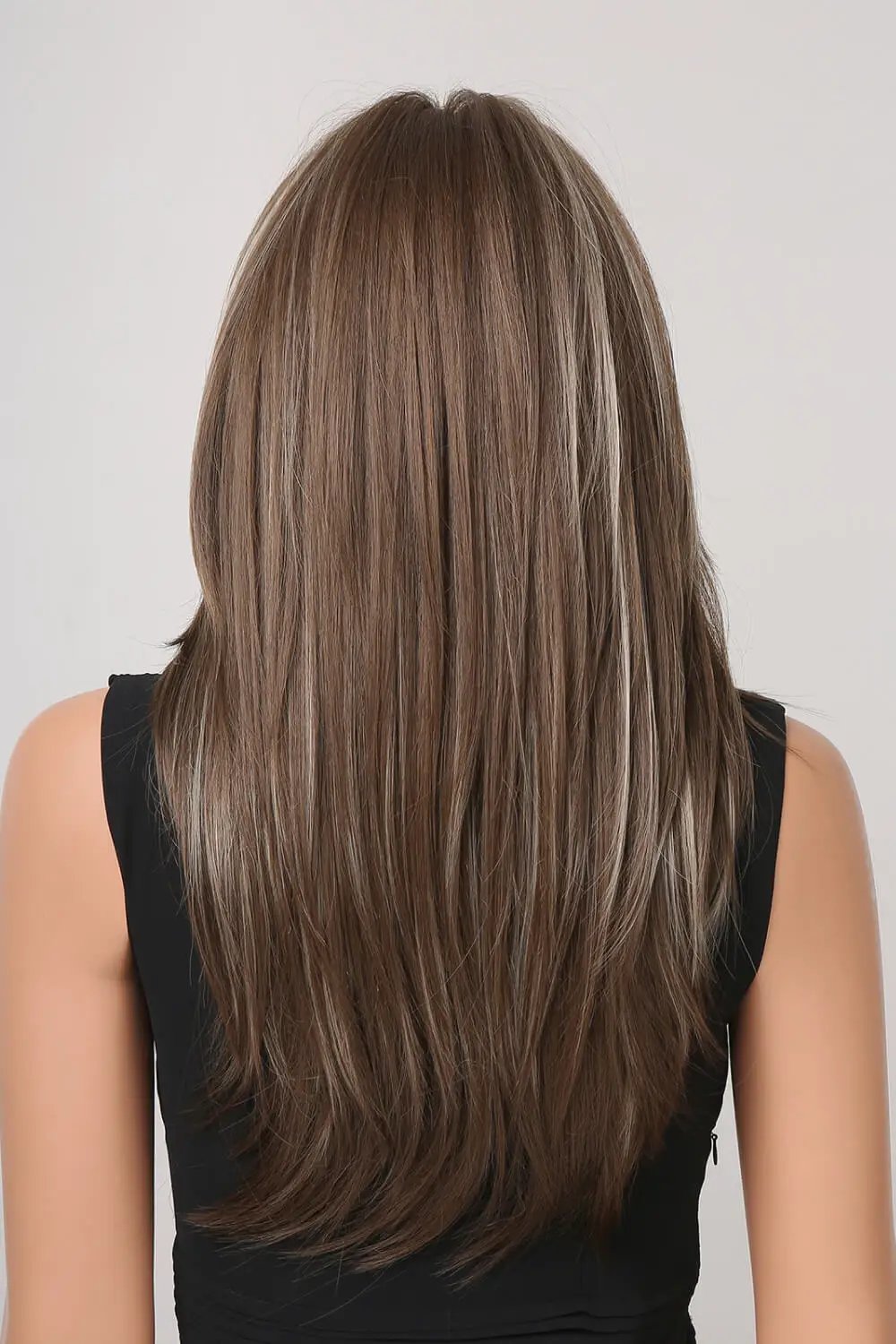 13*1" Full-Machine Wigs Synthetic Long Straight 22" by Trendsi