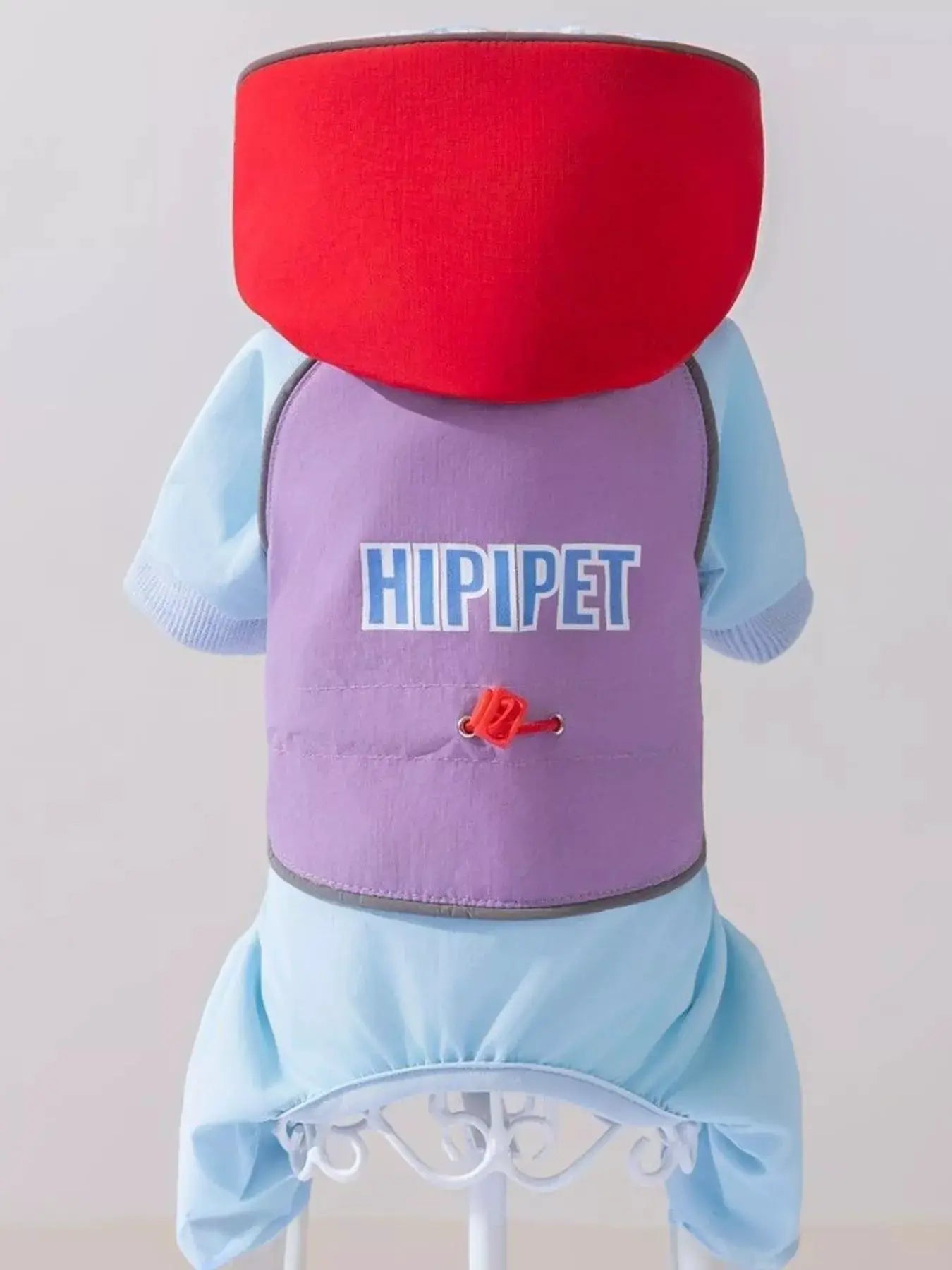 Color Block Warm Pet Jumpsuit by Trendsi