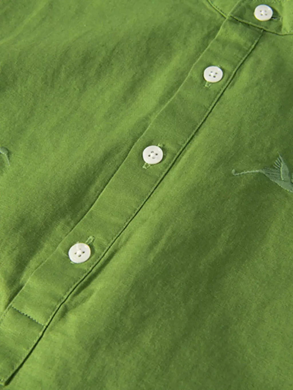 Men's Plus Size Button Detail Short Sleeve Blouse by Trendsi