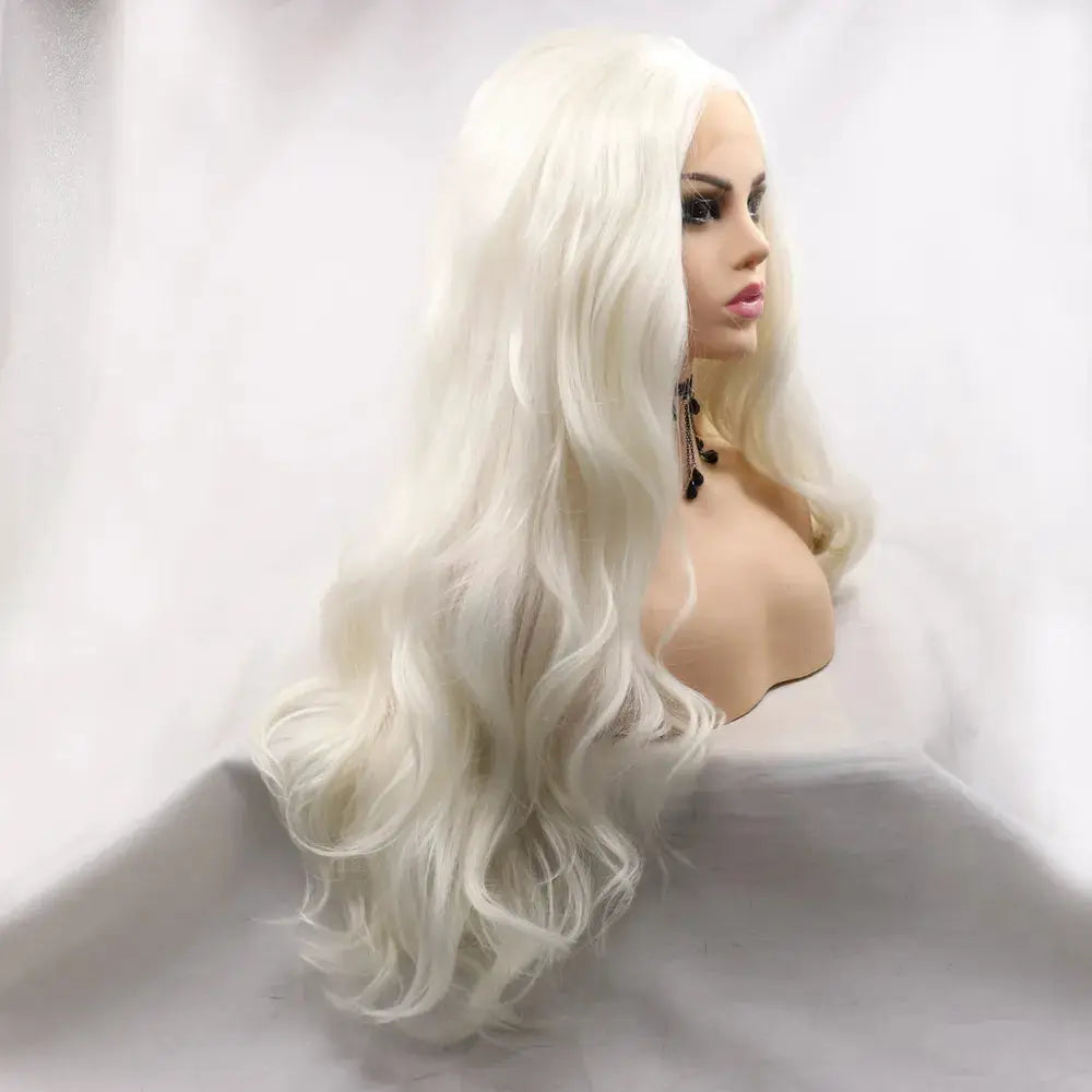 13*3" Lace Front Wigs Synthetic Long Wavy 24" 130% Density by Trendsi