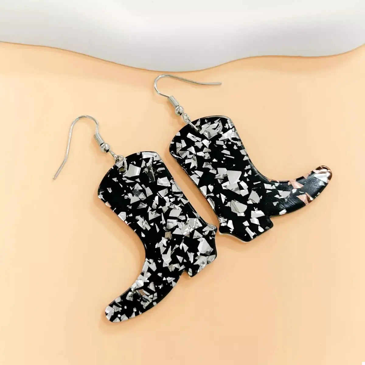 Cowboy Boot Dangle Earrings by Trendsi