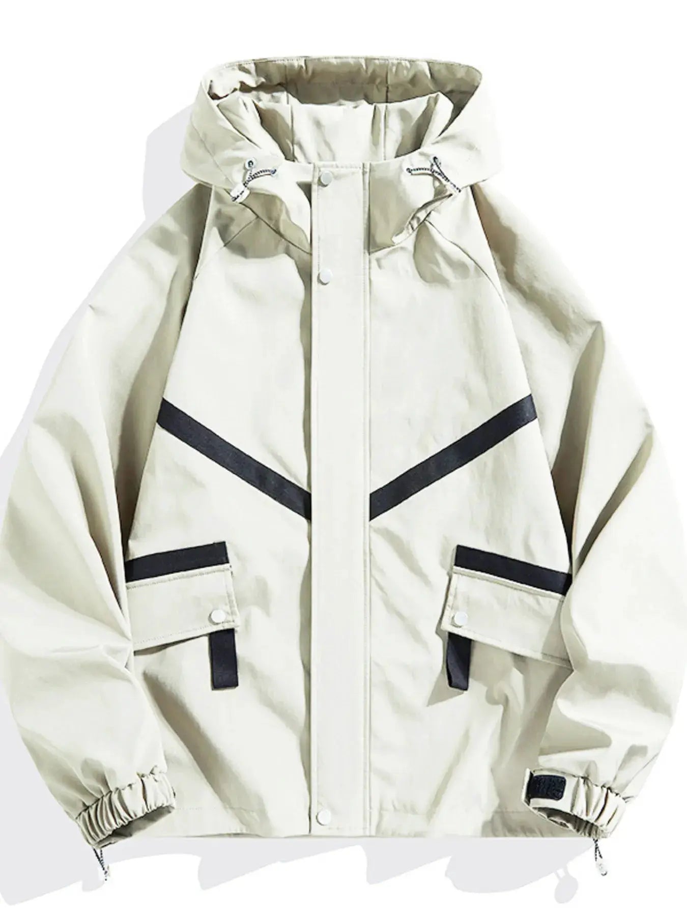 Men's Full Size Casual Hooded Zip-Up Outerwear Plus Size by Trendsi
