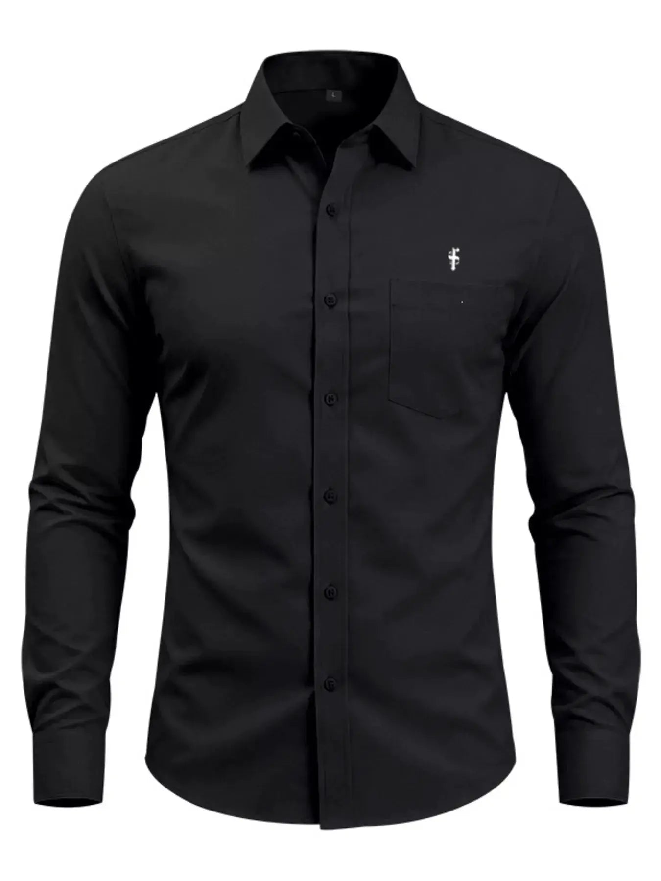 Men's Full Size Slim Fit Button Up Shirt Plus Size by Trendsi
