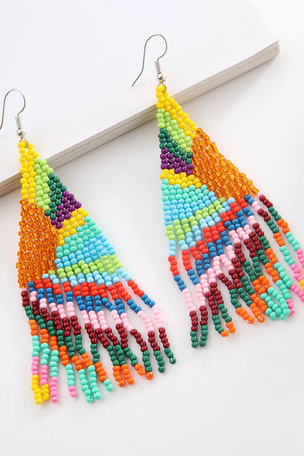 Beaded Dangle Earrings by Trendsi