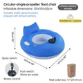 PowerFloat – Electric Propeller Inflatable Lounge Chair, Hands-Free Pool & Lake Cruiser by eprolo