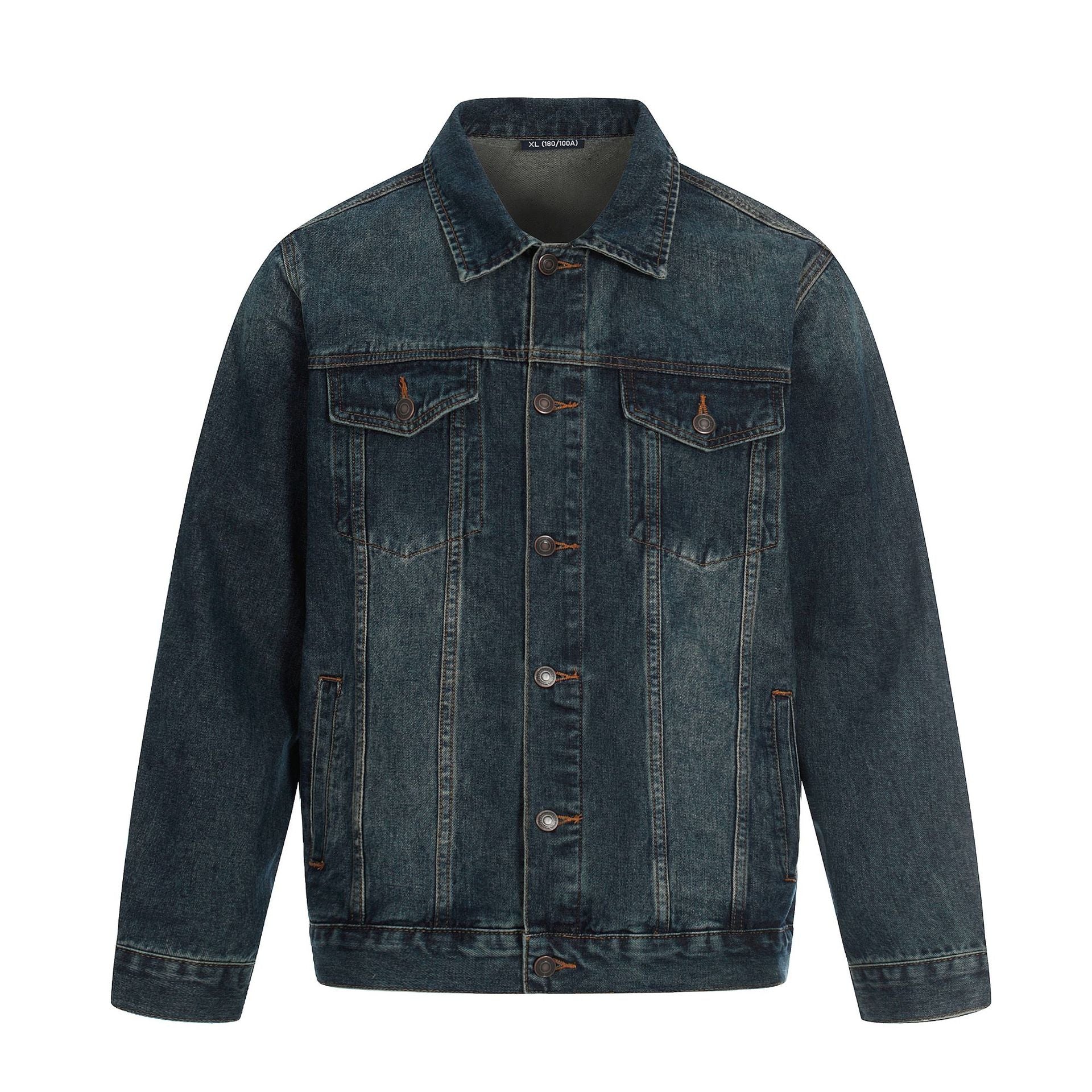 Denim Jacket for Men Casual Street Style High-end Fashion Coat