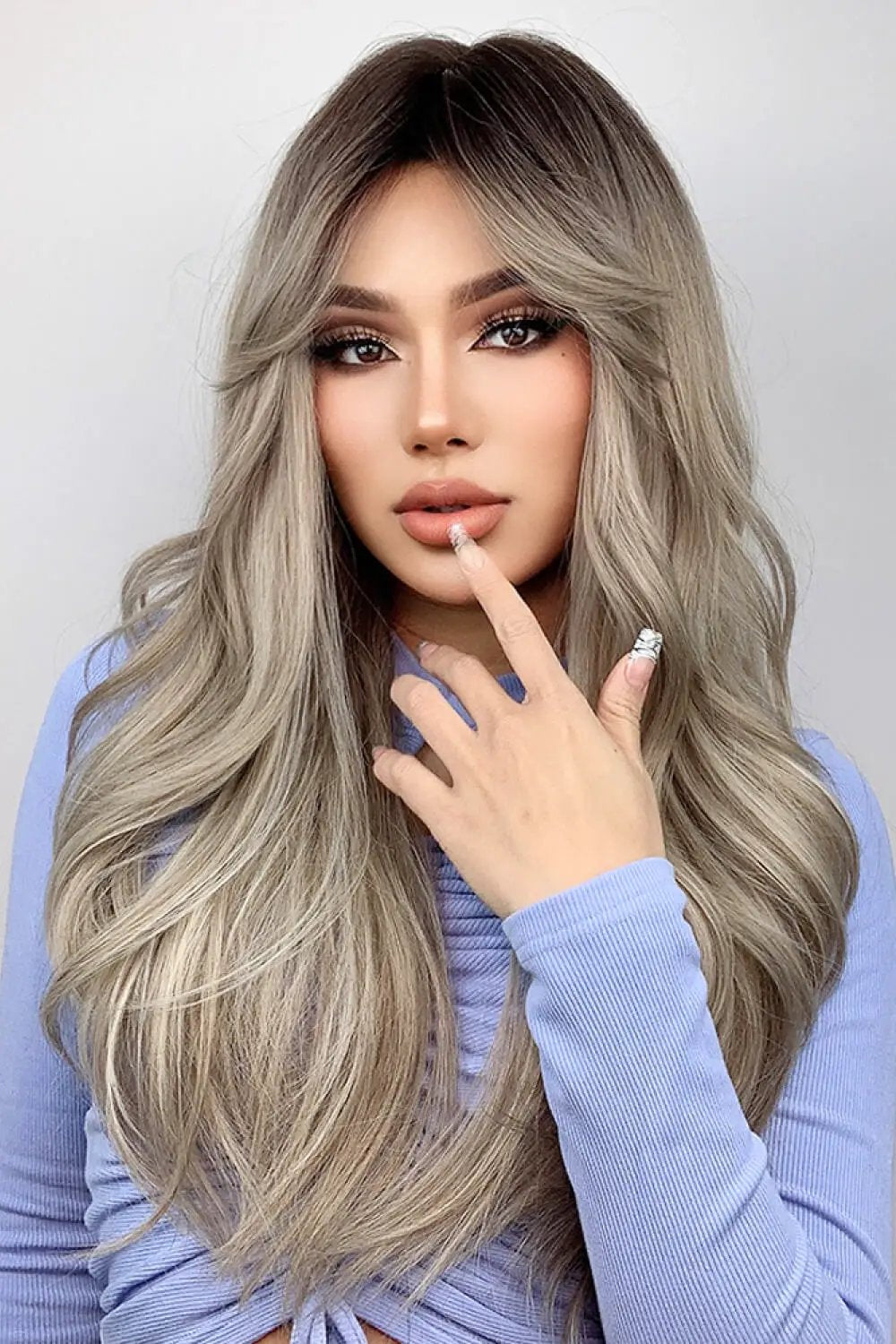 Full Machine Long Wave Wigs 26'' by Trendsi