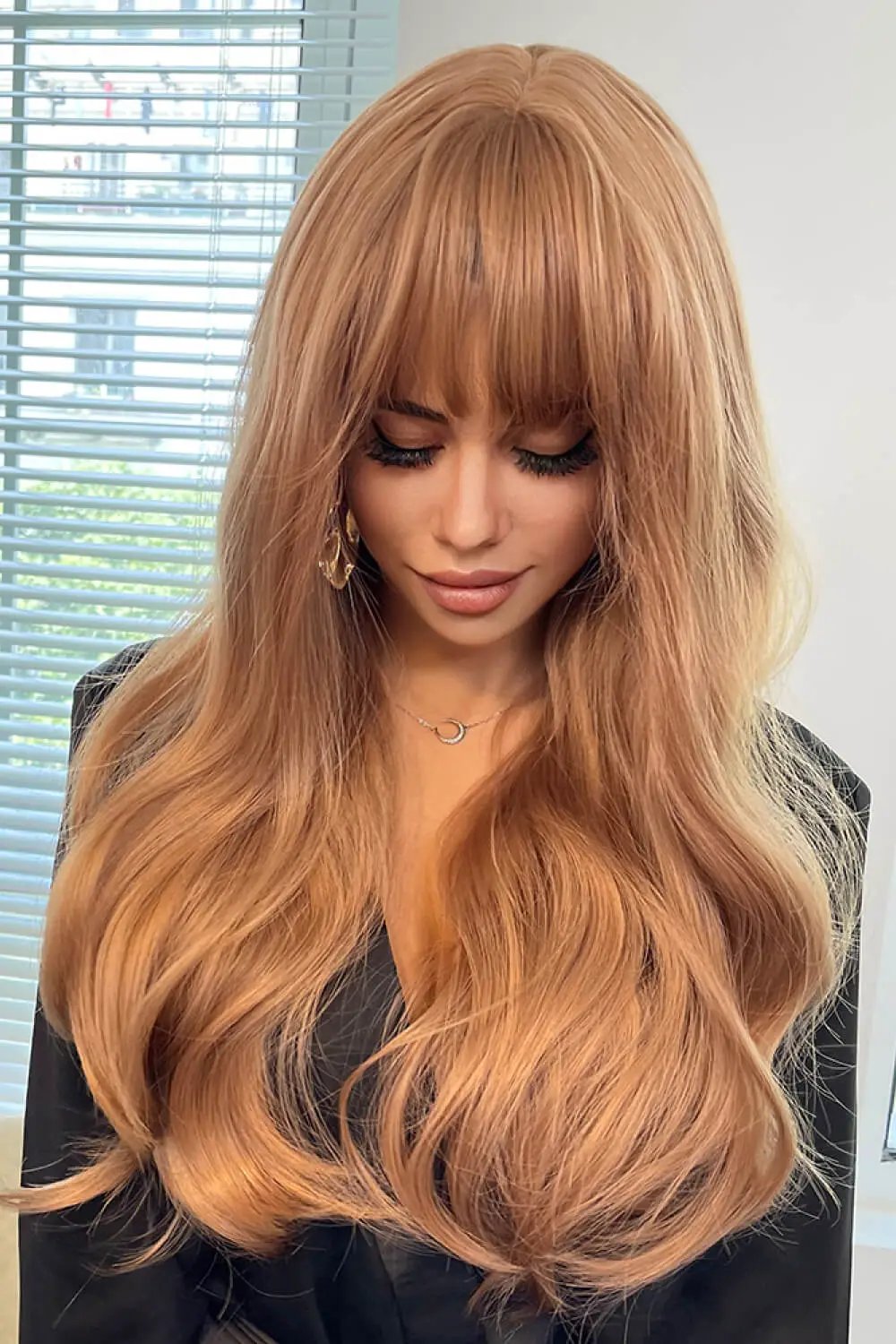 Natural Wave Full Machine Synthetic Wigs 26" by Trendsi