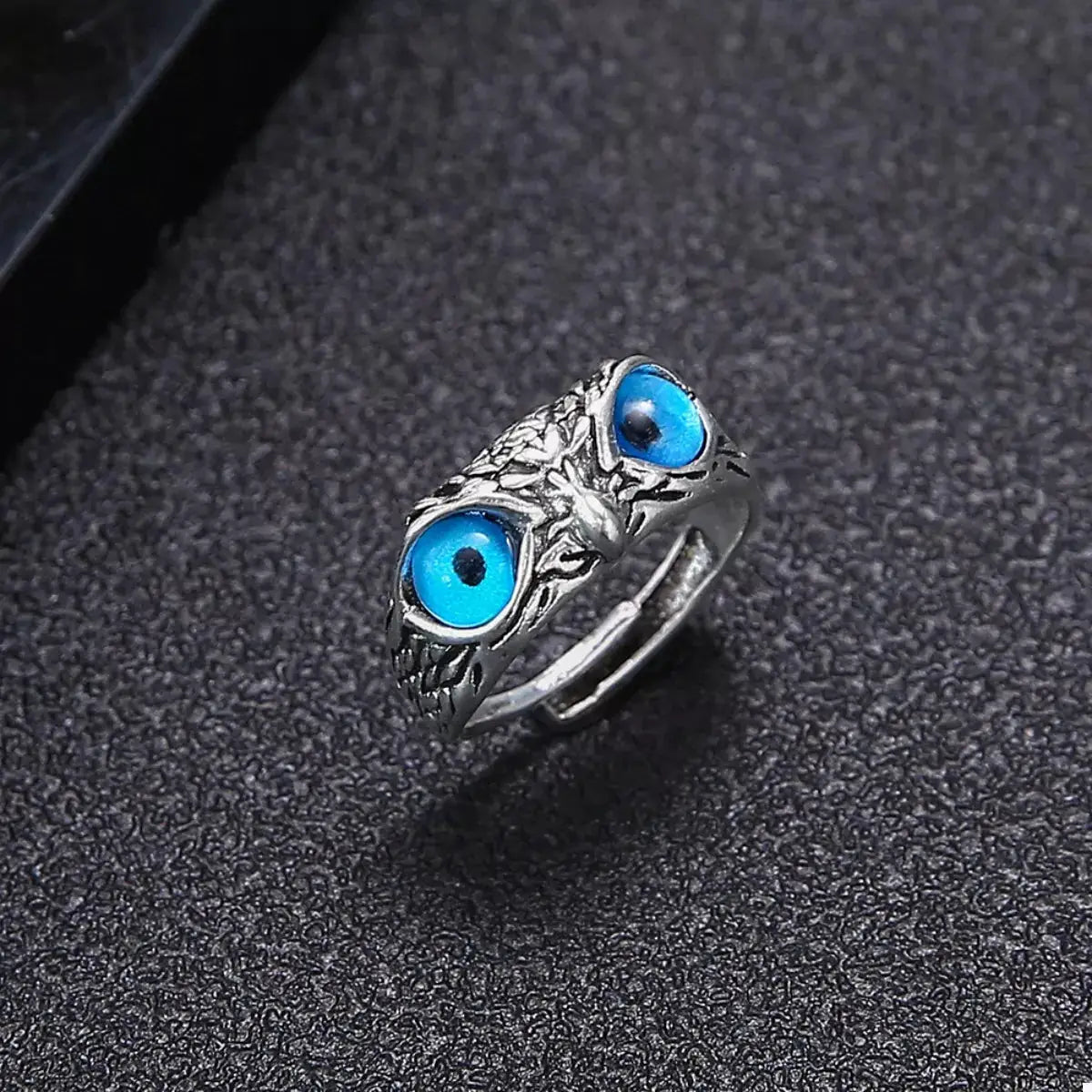 Alloy Owl Eyes Ring by Trendsi