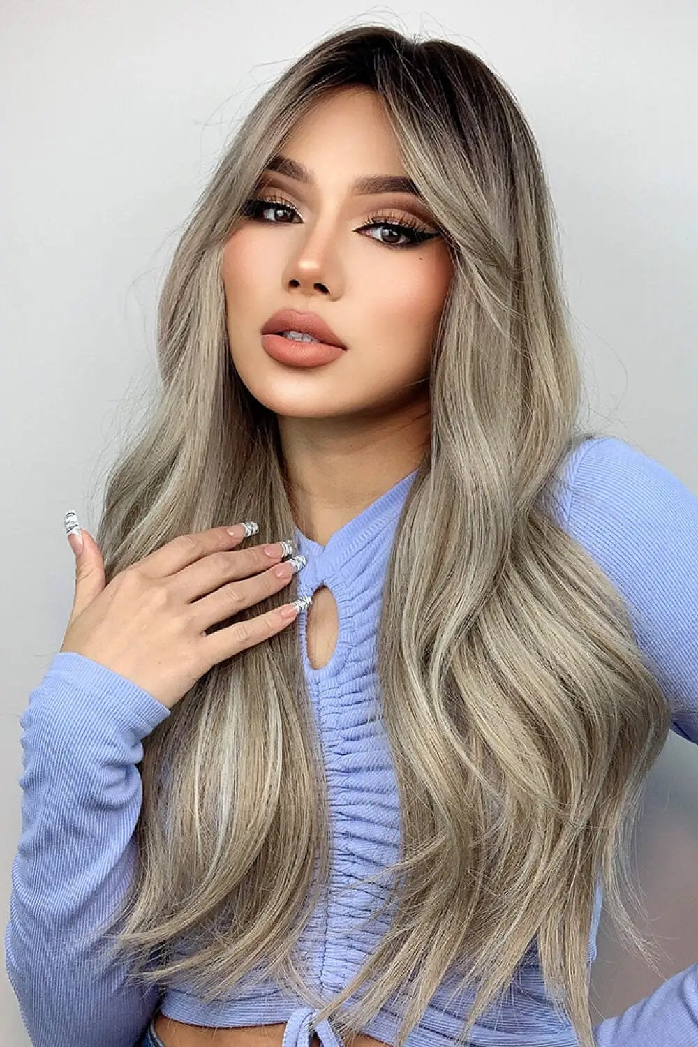 Full Machine Long Wave Wigs 26'' by Trendsi