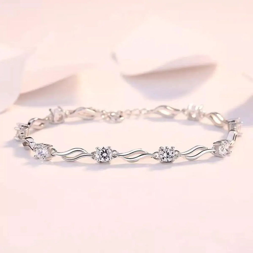 925 Sterling Silver Bracelet by Trendsi