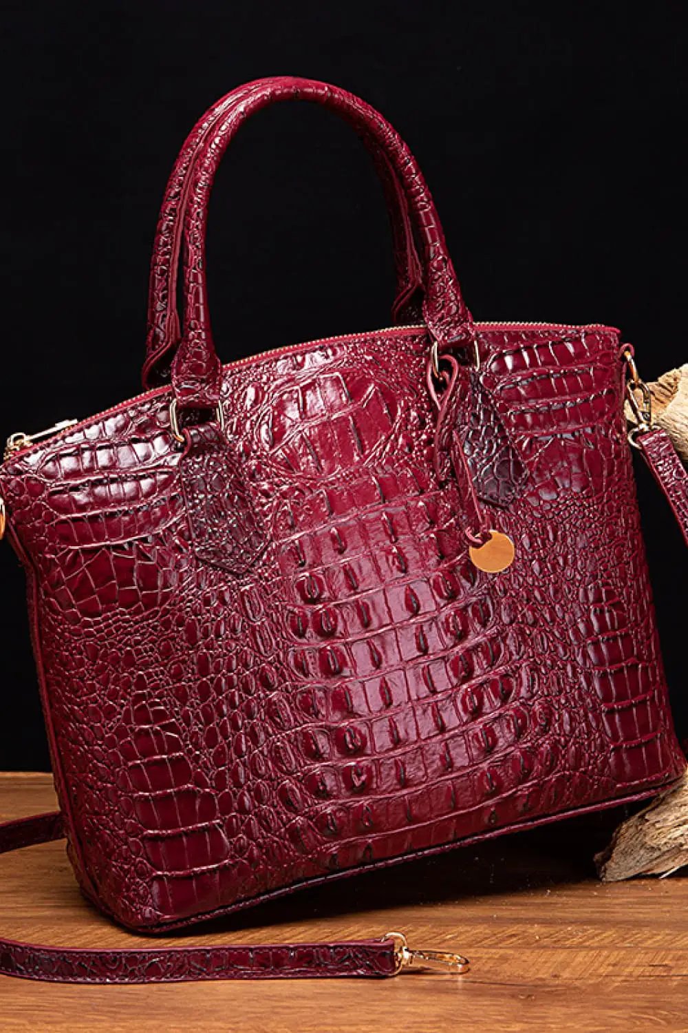 PU Leather Handbag by Trendsi